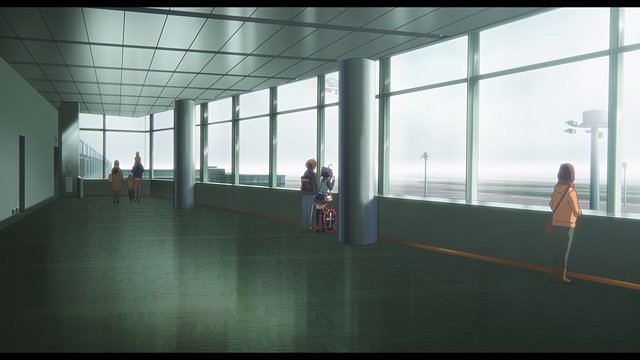 Airport rooftop observation deck